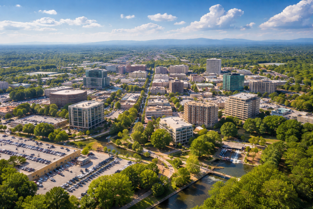 Picture of Greenville SC buildings and property for imagery to show